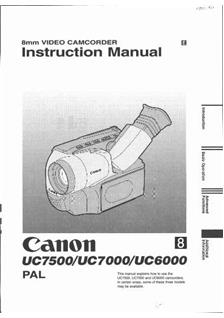 Canon UC 6000 manual
